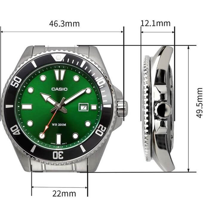CASIO HOMME MDV-107D-3A2VDF