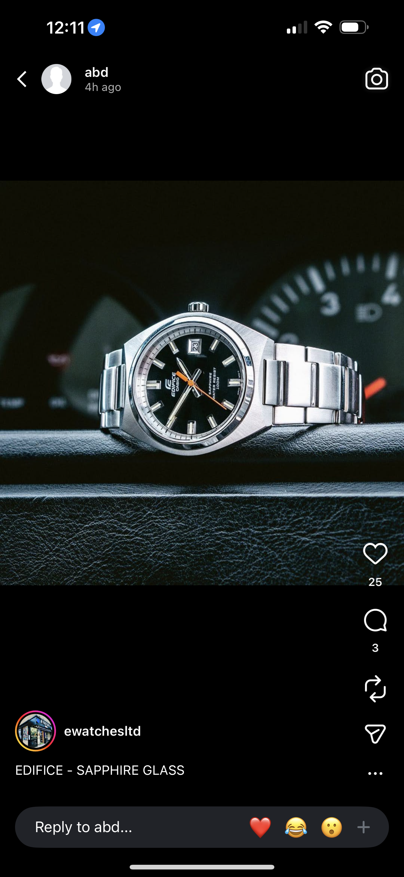 EDIFICE - EFB-109D-1VDF