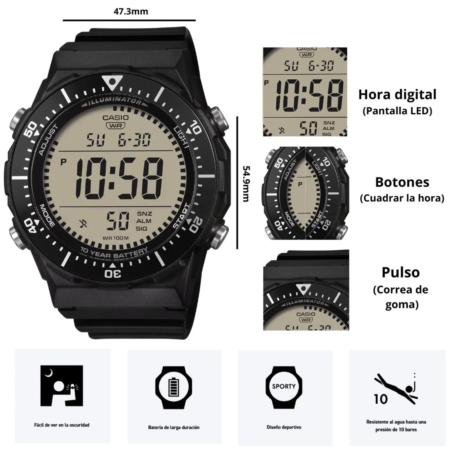 CASIO SPORT HOMME AE-1700H-1AVDF