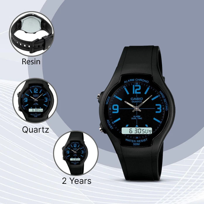 CASIO HOMME SPORT AW-90H-2BVDF